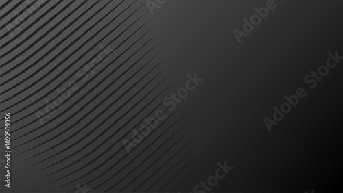Dark grey stripes line abstract background with minimal modern linear pattern texture design