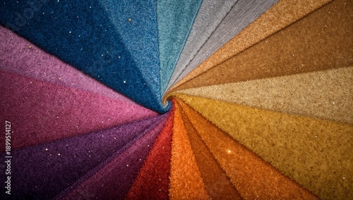 Colorful Paper Sheets Arranged Against a Backdrop of a Starry Night Sky
