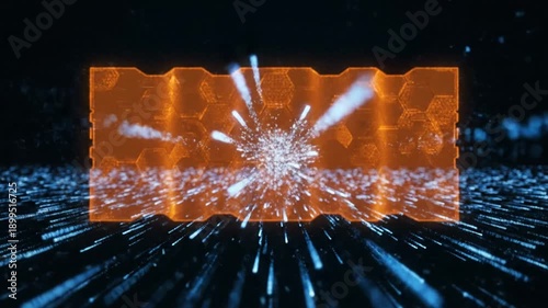 Film Strip with Explosive Visual Effects.