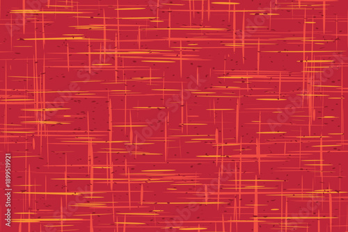 Vector pattern presents an abstract, aged, distressed red texture resembling a gritty canvas. This versatile background design is fully editable for use as a functional digital layer.