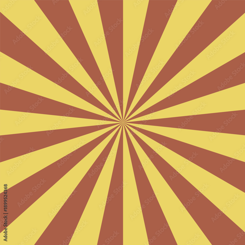 Obraz premium Vintage Sunburst Radial Background with Retro Rays