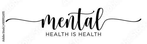 Mental Health Is Health SVG - Medical Mental Awareness and Physical Wellness Art