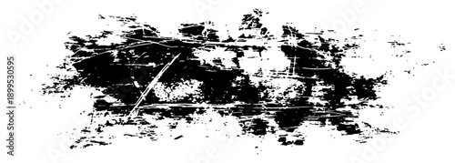 Distressed grunge texture with hand drawn scratches and ink splatter effects