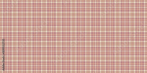 Harvest textile seamless texture, content background pattern plaid. Folded check tartan vector fabric in pastel and orange colors.