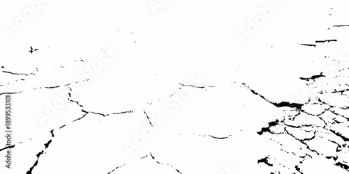 Black and white dirty grunge texture of cracked paint on asphalt and abstract effect old concrete faded wall dry surface patterns background.

