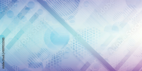 Abstract geometric background with subtle patterns and a gradient of blue and purple hues.