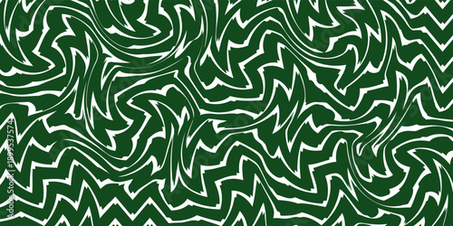 Green zig zag stripes abstract background