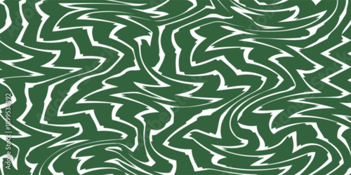 Green zig zag stripes abstract background