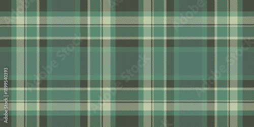 Bedroom vector plaid tartan, veil pattern fabric seamless. Suite background check textile texture in pastel and green colors.