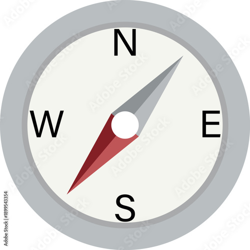 Free Download Modern compass icon with cardinal directions - GFXLoad