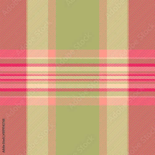 Graphic fabric background textile, majestic texture plaid tartan. Latin pattern seamless vector check in lime and red colors.