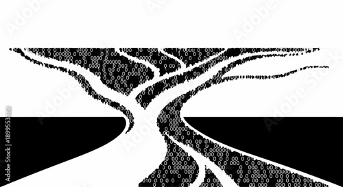 Abstract representation of a tree's branching structure symbolizing growth and connection