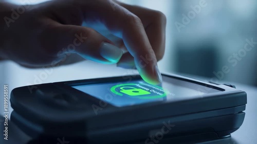Smartphone locks activated during a payment process in an indoor setting