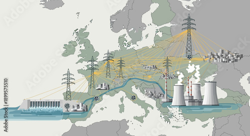 European Power Plants and Transmission Infrastructure.