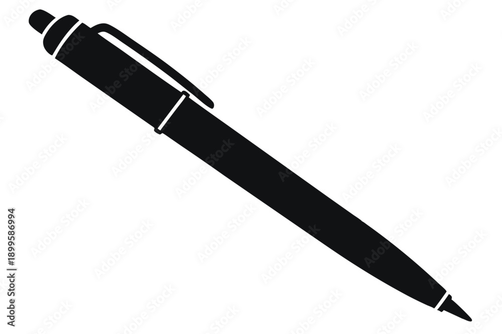 Fototapeta premium pen silhouette line art vector illustration