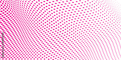 white polka dots pattern over hot pink useful as a background good effect