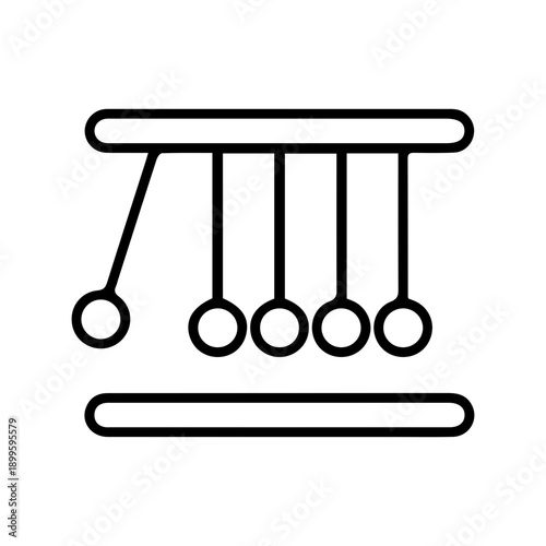 Newton's Cradle Physics Icon