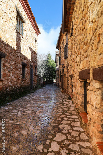 Riopar Viejo, the beautiful medieval town on a sunny day