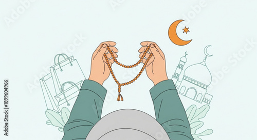 Retro-style cityscape illustration with buildings and cityscape elements in a vibrant, geometric design.