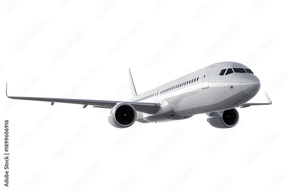 Fototapeta premium Global Wings: Commercial Jet Soar