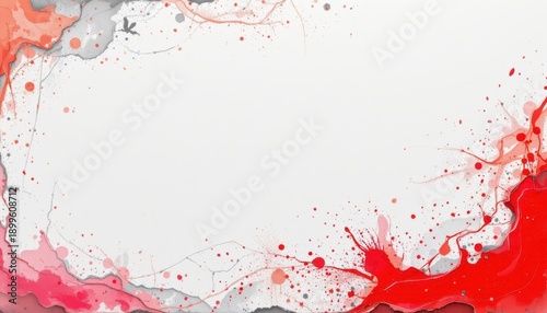 create a striking abstract image featuring a pristine white canvas as the backdrop, position your chosen subject prominently at the top of the canvas, leaving ample copy space at the bottom