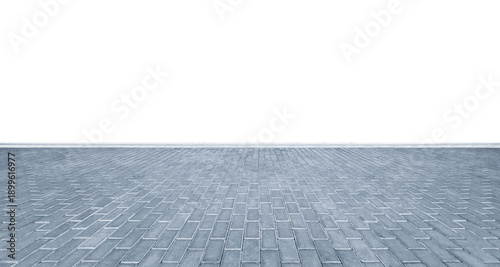 Wallpaper Mural Paving stone floor texture on white background Torontodigital.ca