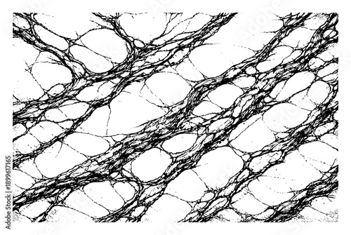 Abstract cracked stone texture with intricate veins background