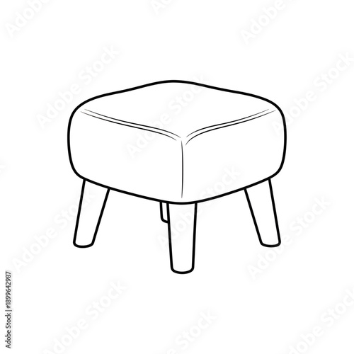 "Comfortable Rocker Chair – Stylish, Durable, and Relaxing Seating for Home and Nursery" of Colouring Page 