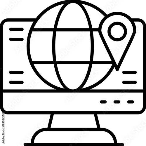 IP Address Management Icon Vector Element