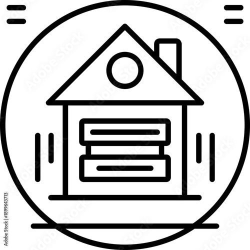 On-Premises Server Icon Vector Element