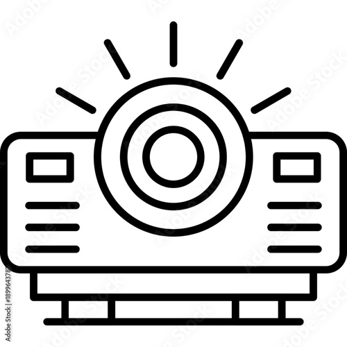 Projection Icon Vector Element