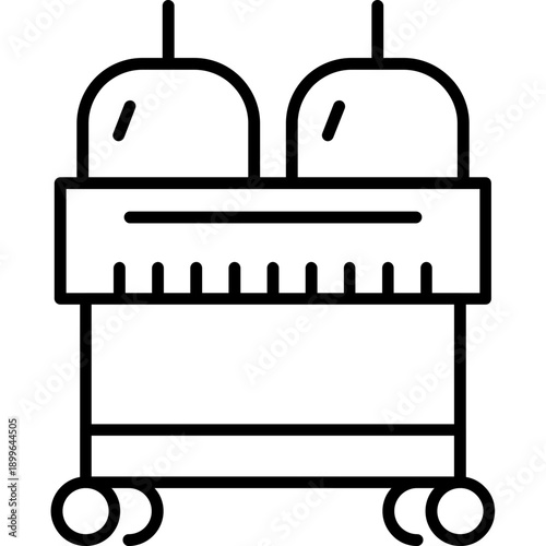 Breakfast Buffet Icon Vector Element