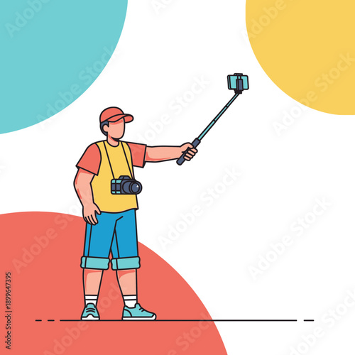 Capturing Memories With A Selfie Stick And Camera Adventure Awaits