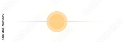 Bright orange sun with radiating rays flare glow center sky element cartoon style isolated on white perfect for weather nature day summer heat illustration vector clipart designs.