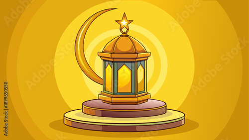 Vibrant digital illustration of a traditional diya lamp