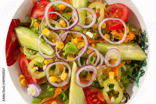 Fish and vegetable salad