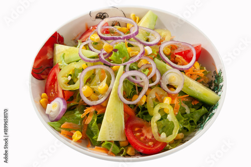 Fish and vegetable salad