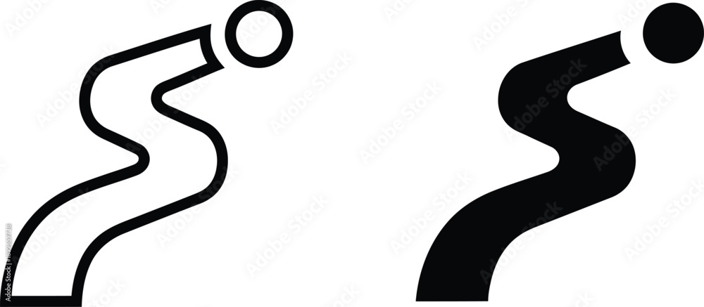 Obraz premium S Curve Line Symbols