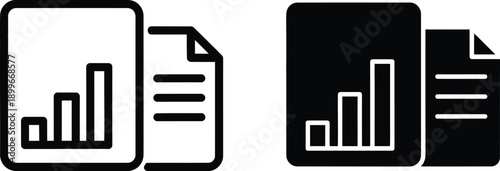 Document and Graph Icons