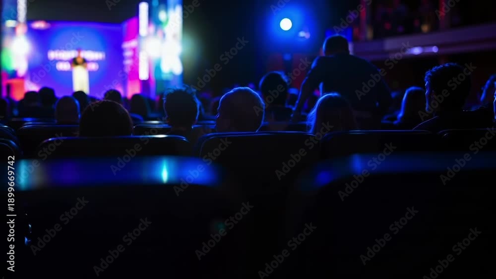 custom made wallpaper toronto digitalA crowd of people watching a movie in a theater
