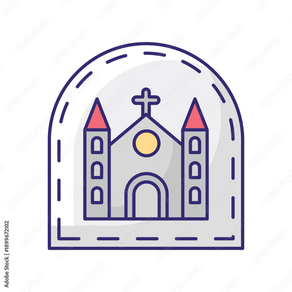 Fototapeta premium Postage Stamp Vector Icon which can easily modify or edit