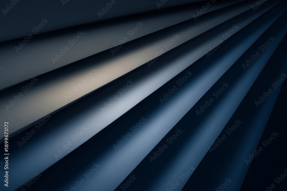 Fototapeta premium Dark Metallic Corporate Background With Glowing Color Stripes