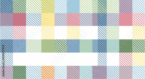 Casual everyday gingham plaid fabric style