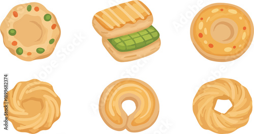 Cuadro en lienzo Assorted Traditional Snacks and Cookies for Ramadan Iftar or Eid Mubarak Celebra