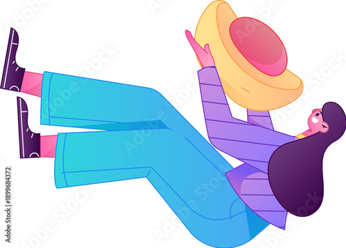 Professional sketch illustration of a figure holding a gold coin, depicting its body movements.
