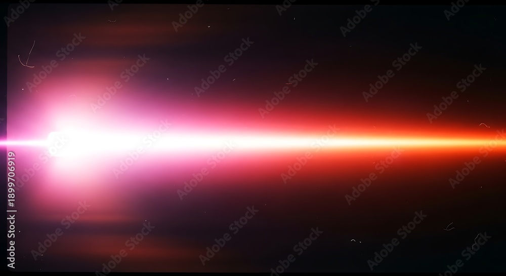 Naklejka premium Vibrant light beam in space