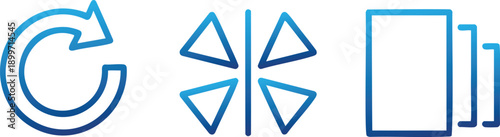 Flip Layer Reload Interface Transformation Icons