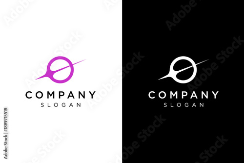 simple modern orbit logo design