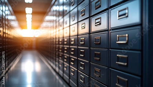 Organizing files in a modern archive office image indoor perspective document management strategy