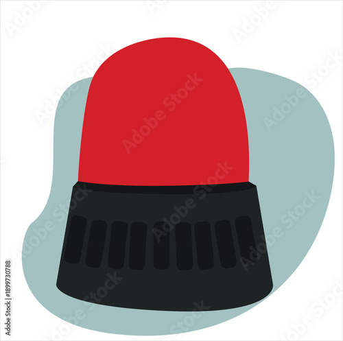 siren lights. Siren emergency signal, flashing alarm. Red lamp police, 
